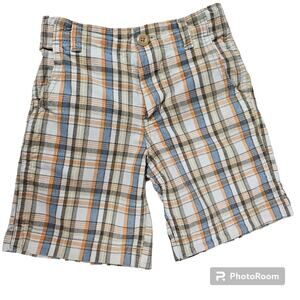 OshKosh B'Gosh Vintage Plaid Shorts With Adjustable Waist Unisex Toddler Size 5